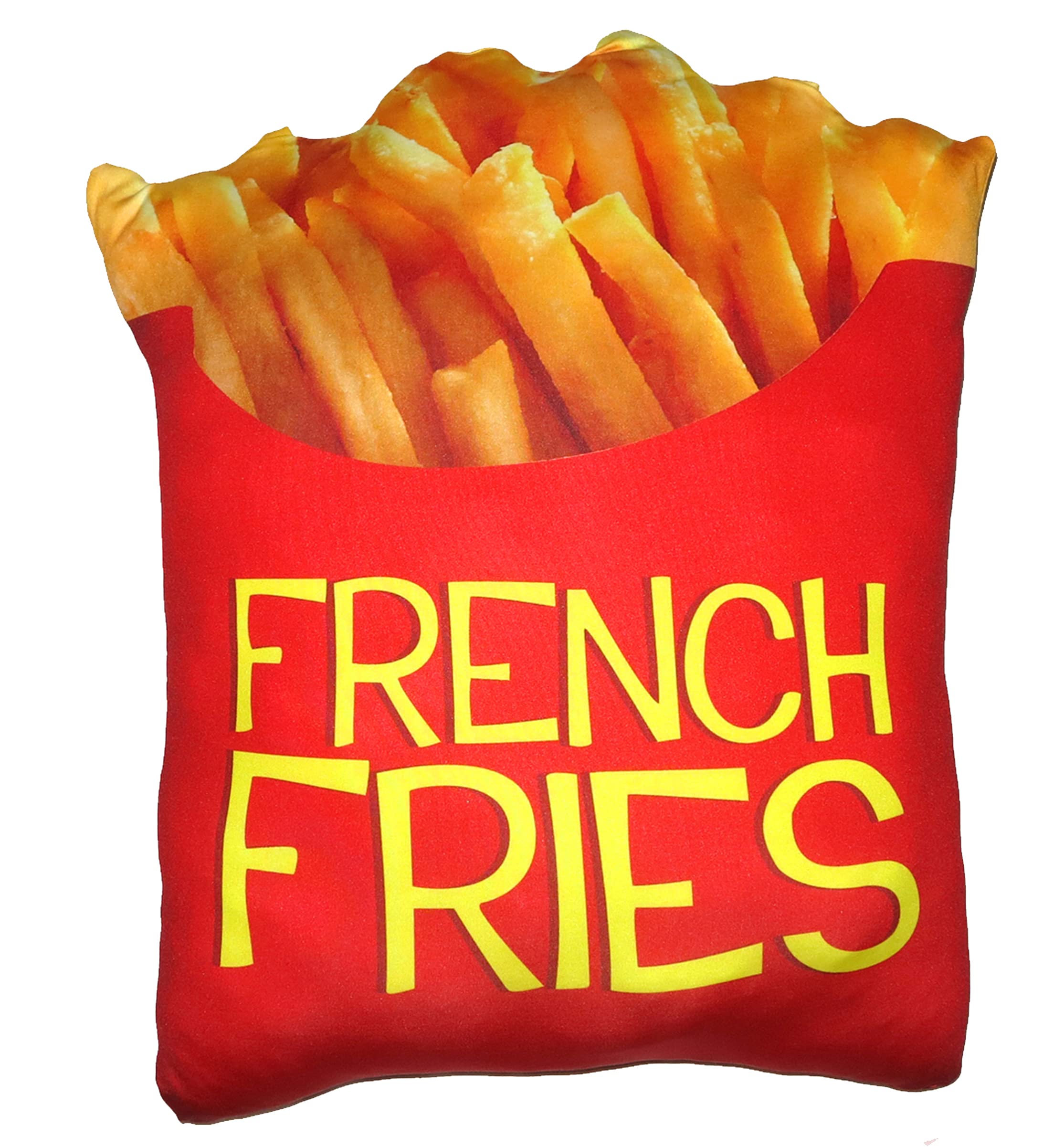 Splat Planet Fries Pillow Chips Cushion Large Giant realistic plush stuffed Toy Funny kids bedroom playroom (French Fries Cushion)