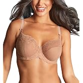 Panache Women's Envy Underwire Balcony Stretch Lace Bra | Full Coverage, Supportive Lift &amp; Comfort for Large Bust