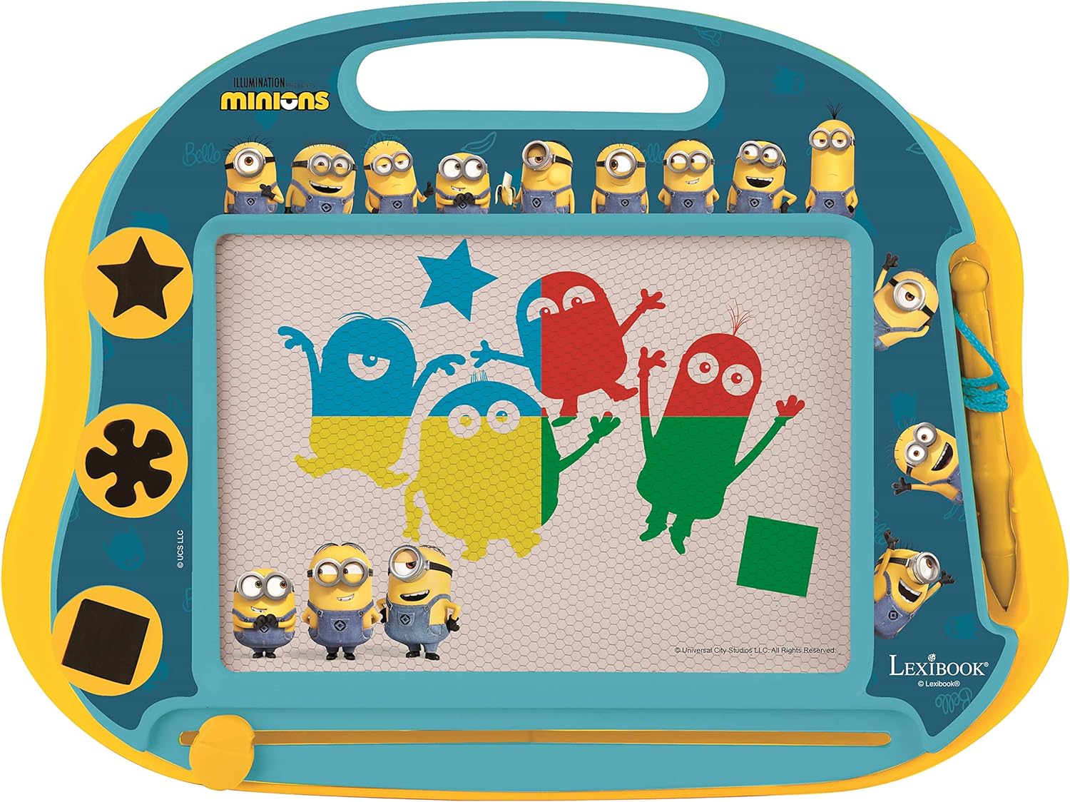 Lexibook Ardoise Magique Multicolore Minions, Jouet Artistique et