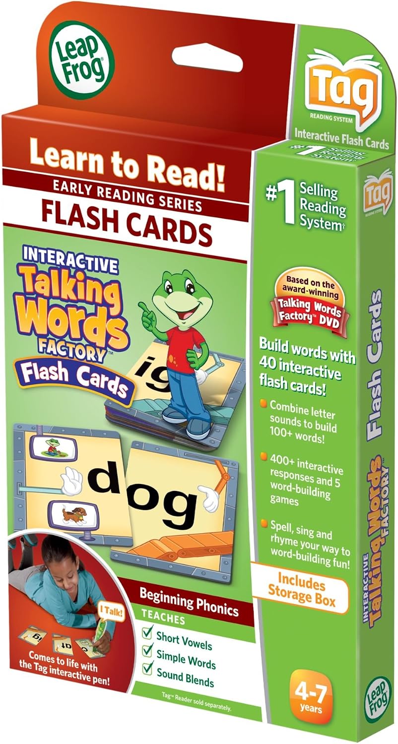 LeapFrog Tag Interactive Talking Words Factory Flash Cards - Image 5