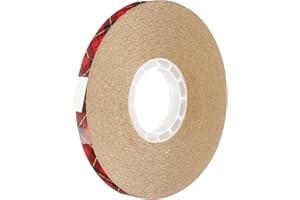 3M Talc Scotch ATG Adhesive Transfer Tape 924 Clear, 0.25 in x 60 yd 2.0 mil (Pack of 1)
