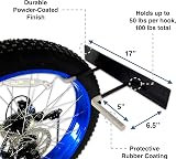 StoreYourBoard Fat Tire Bike Wall Rack - Holds 2 Bikes, 5" Wide Wheels, 100 lbs view 2