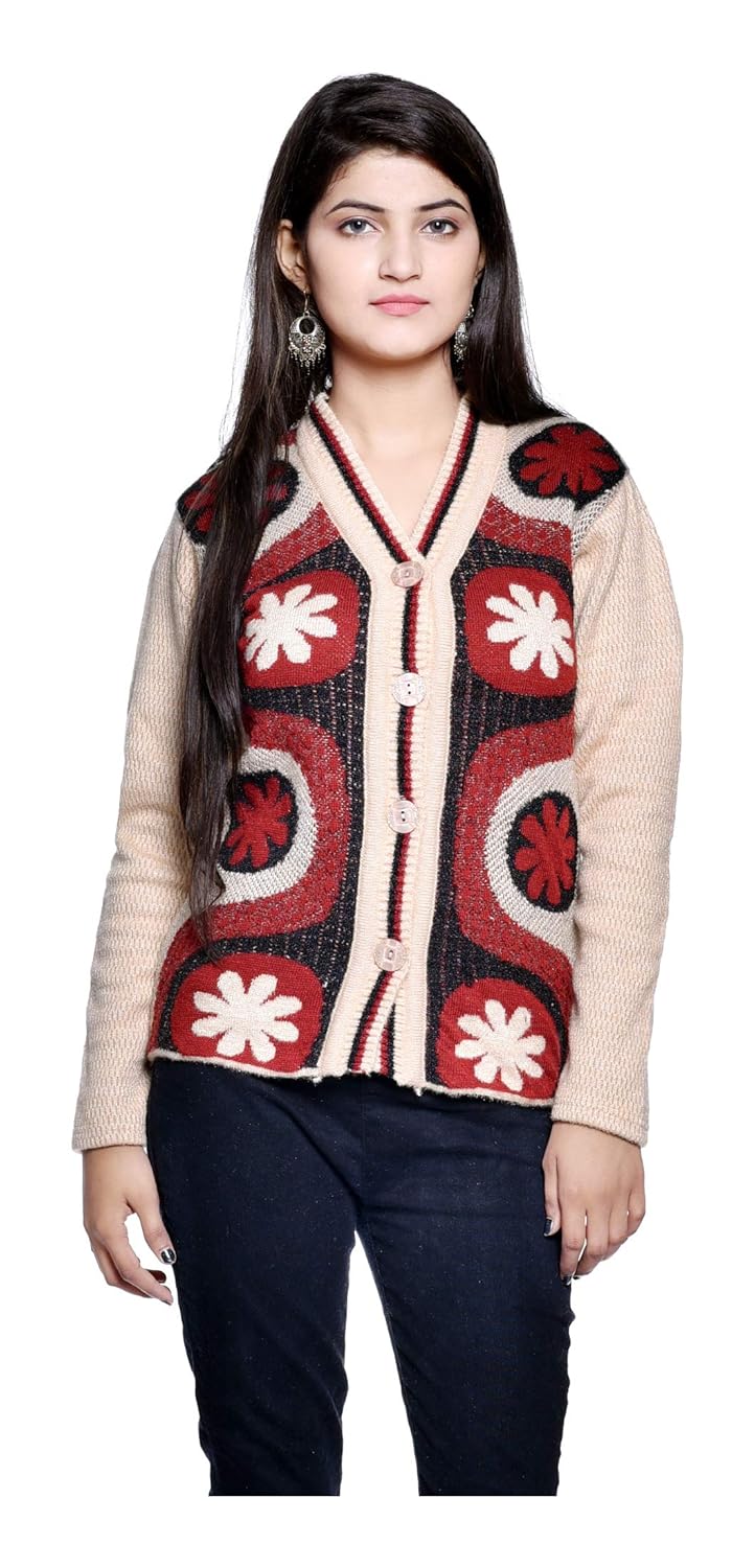 pilot full sleeve women's woolen cardigan