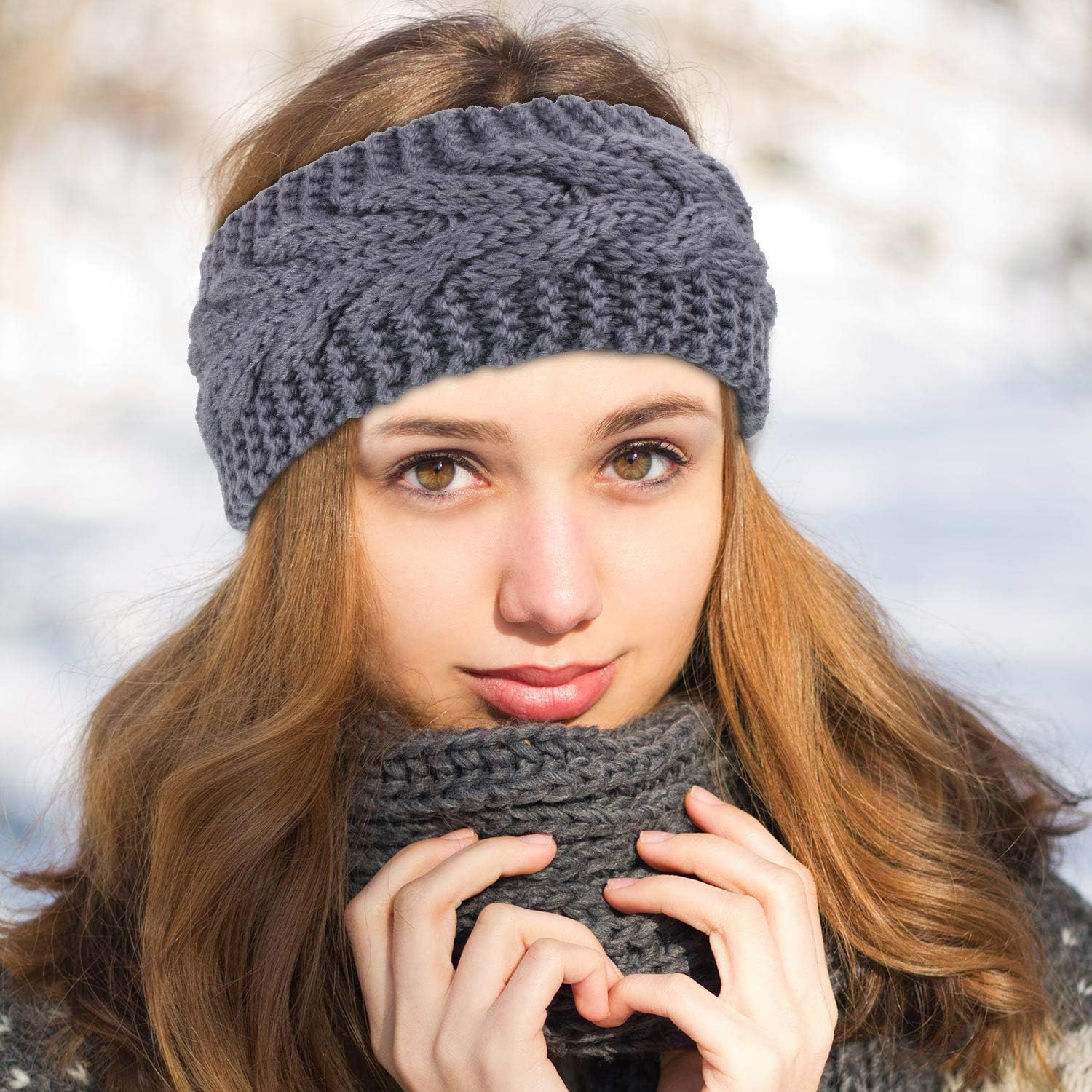 black winter headband