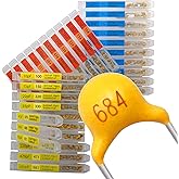 EEEEE 30 Value 300 pcs Multilayer Monolithic Ceramic Capacitor Assortment kit 10pf－10uF Individual Box Lid pf nf uf (300 pcs)