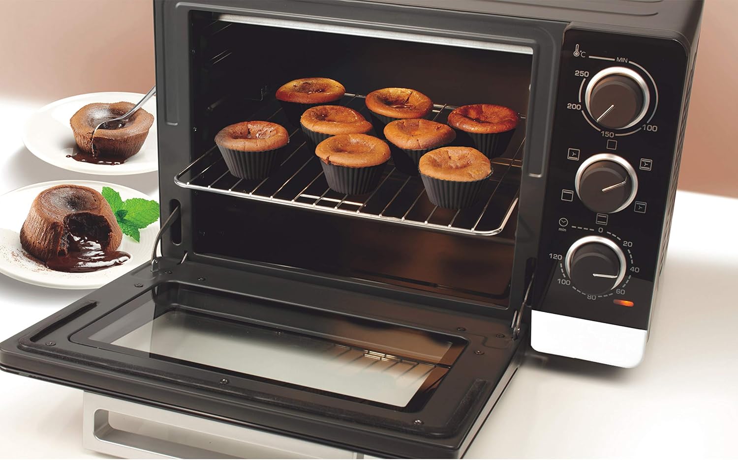 Spezialgerate Weiss 26 L Timer Elektrischer Mini Backofen 5 Modi 1500 W Drehbarer Kocher Naturliche Konvektion Brandt Fc265mwst Kuche Haushalt Wohnen Agb Lv