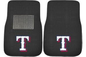 FANMATS MLB Unisex-Adult 2-Piece Embroidered Team Logo Car Mat Set