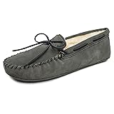 Minnetonka Men's Sheepskin Softsole Moccasins 14 M