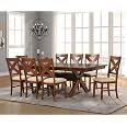 Tavolo da pranzo rotondo 120 in legno colore noce Olivier | Klast Home