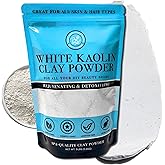Bare Essentials Living - White Kaolin Clay Powder (5 lb) 100% Natural White Powdered Clay for Seed Bombs, White Clay Mask, DIY Spa, Soap, Bath Bomb, Deodorant, Can be Used as Kaolin Clay for Gardening