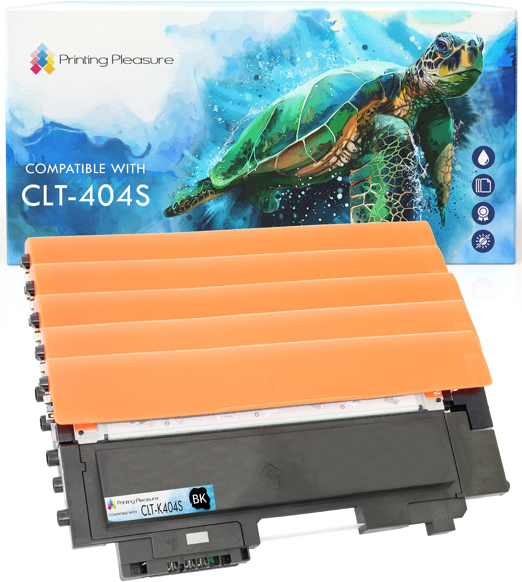 5 (1 SET + 1 BLACK) Compatible Toner Cartridges for Samsung SL-C430 SL-C430W SL-C480FW SL-C480 SL-C480W SL-C480FN - Black/Cyan/Magenta/Yellow, High Yield