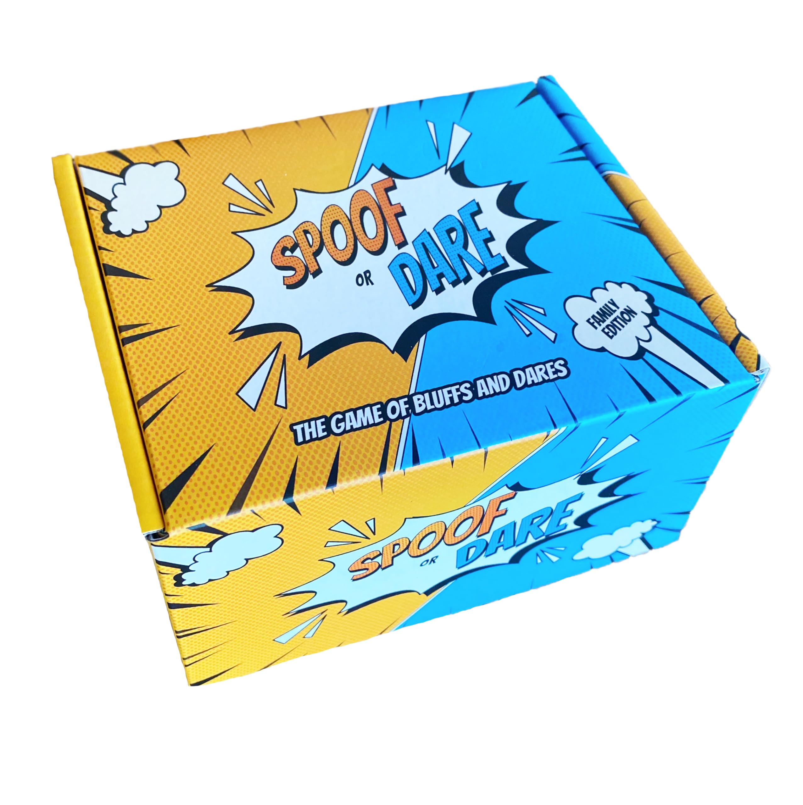 Spoof or Dare - Hilarious Fun Family Party Game - Game of Bluffs and Dares for Kids, Teens, Adults Ages 6+, 2-10 players, Quick easy to learn Funny for Christmas and Game Night