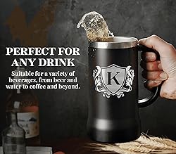 Onebttl Personalized Beer Stein, Beer Mug with