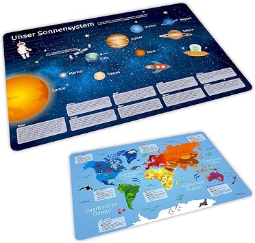 Nikima 1 Set De Table En Plastique Avec Apprentissage
