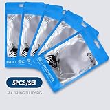 Luroad 5pcs Sea Fishing Pulley Rigs Single & Double Hooks 1/0-3/0 view 7