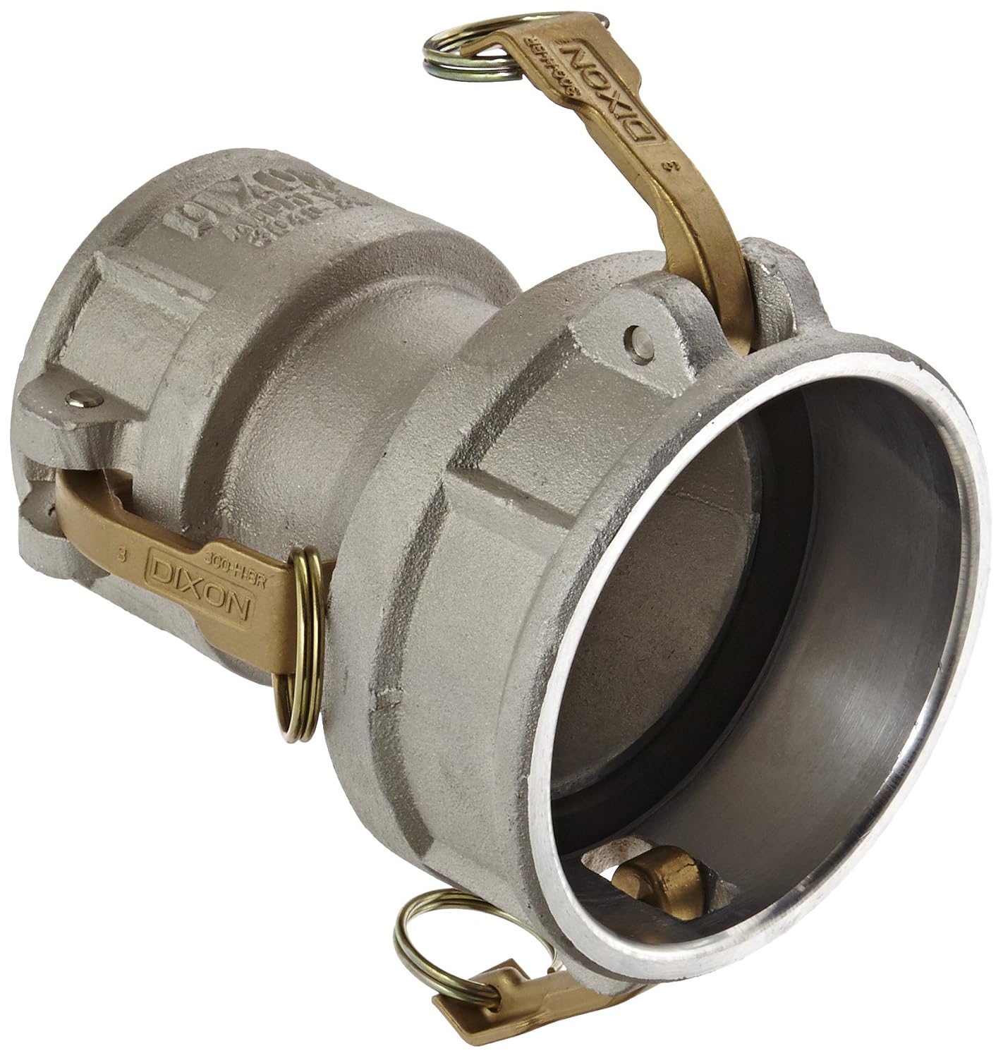 Dixon 2030DDAL Aluminum Cam and Groove Hose Fitting Reducing Spool Coupler 2 Socket x 3 Socket