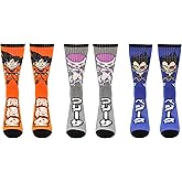 Everything Legwear Goku, Vegeta and Frieza Crew Socks