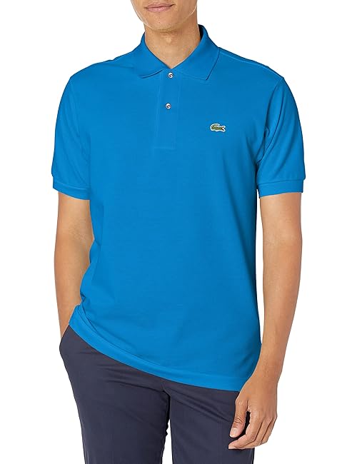 Lacoste Men's Classic Fit L.12.12 Original Piqué Polo Shirt, Marina, X-Small
