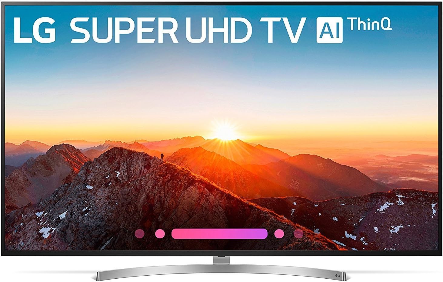 LG 75SK8070PUA 75-Inch 4K Ultra HD Smart LED TV (2018 Model) Bundle with LG SK6Y Audio Sound Bar (2018) + 1 Year Extended Warranty
