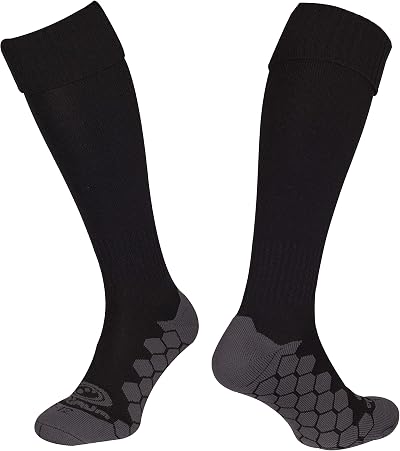 Optimum Classico Junior Socks Moisture-Wicking Cushioned Black 3-6