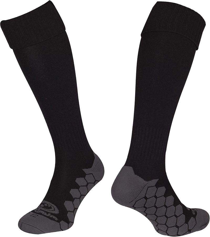 Optimum Classico Junior Socks Moisture-Wicking Cushioned Black 3-6