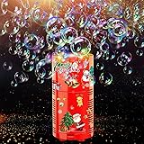 Ivtivfu Fireworks Bubble Machine with Lights for