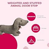Blue Canyon Jack Weighted Dog Door Stop Sand Filled Animal Decorative Home view 5