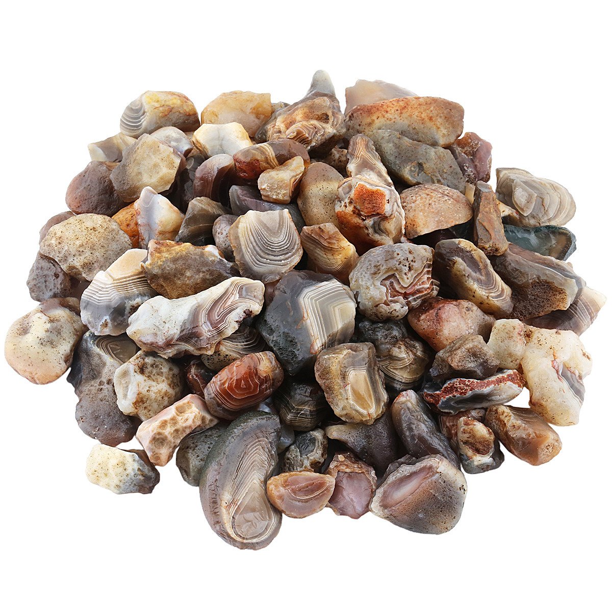 KYEYGWO Aquarium Natural Crystal Stones for Decoration, Decorative Stones and Gravel for Garden Vase Plant Pots Fish Tank 1 Pound