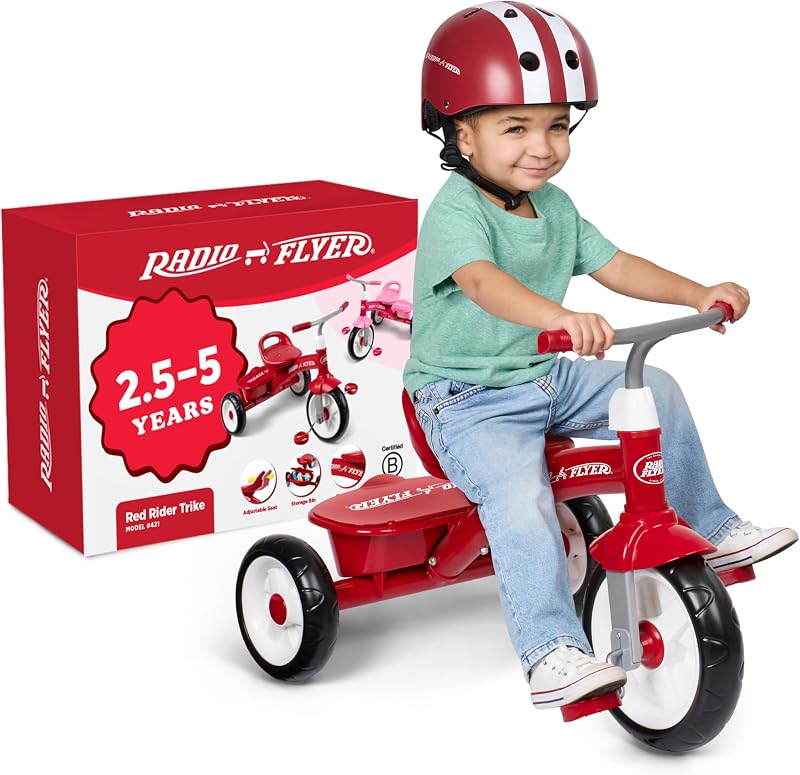 Red Rider Tricycle, Tricycle d'extérieur de 2 Ans et Demi à 5 Ans (exclusivité Amazon)
