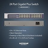NETGEAR JGS524E 24-Port Gigabit Smart Managed Plus Network Switch Hub view 2