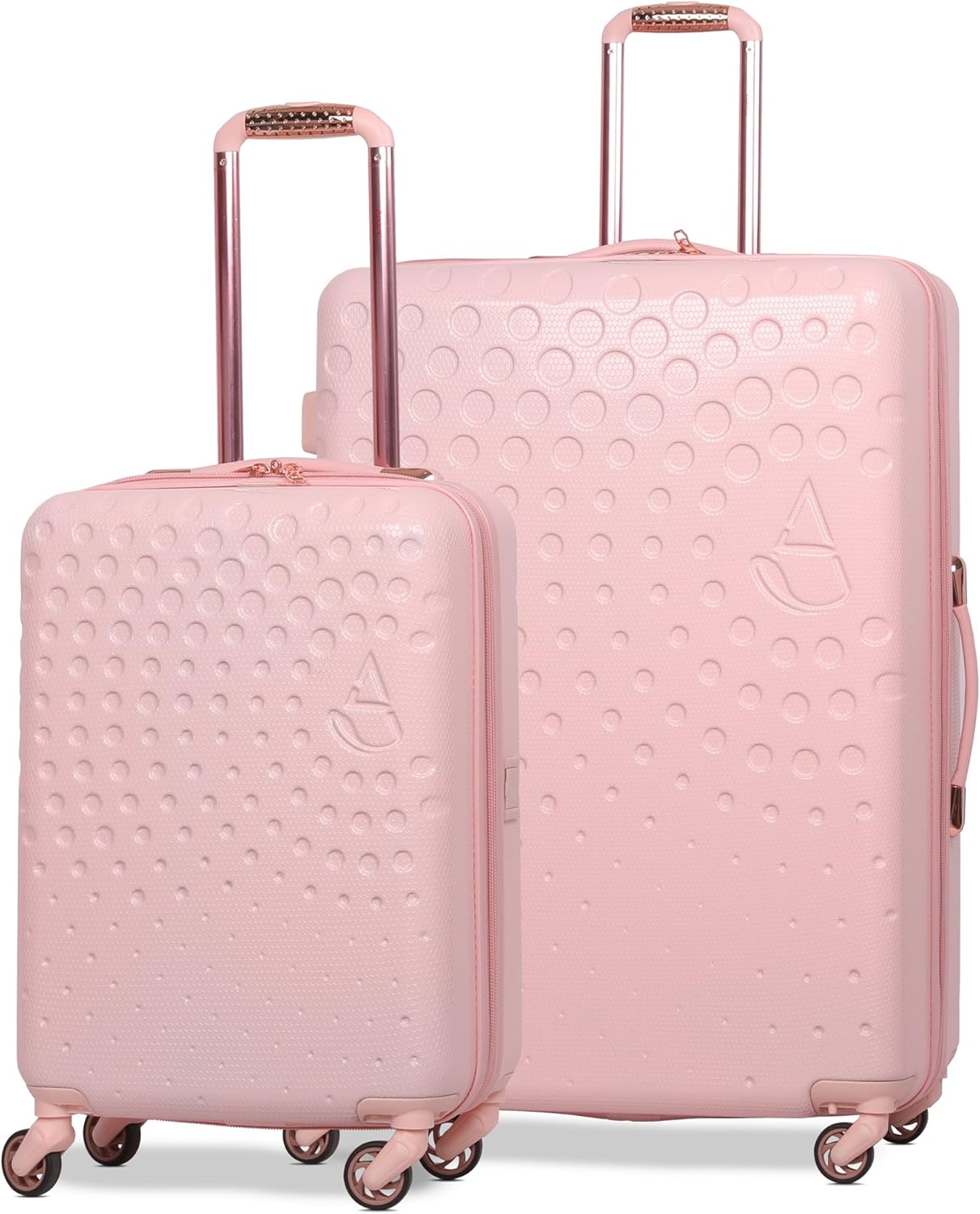aerolite pink suitcase