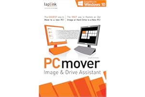 LAPLINK SOFTWARE Laplink PCmover Image & Drive Assistant | Instant Download | Single Use License | Restores a PC Image (Backup) or Old Hard Drive to Your New PC [PC Download]