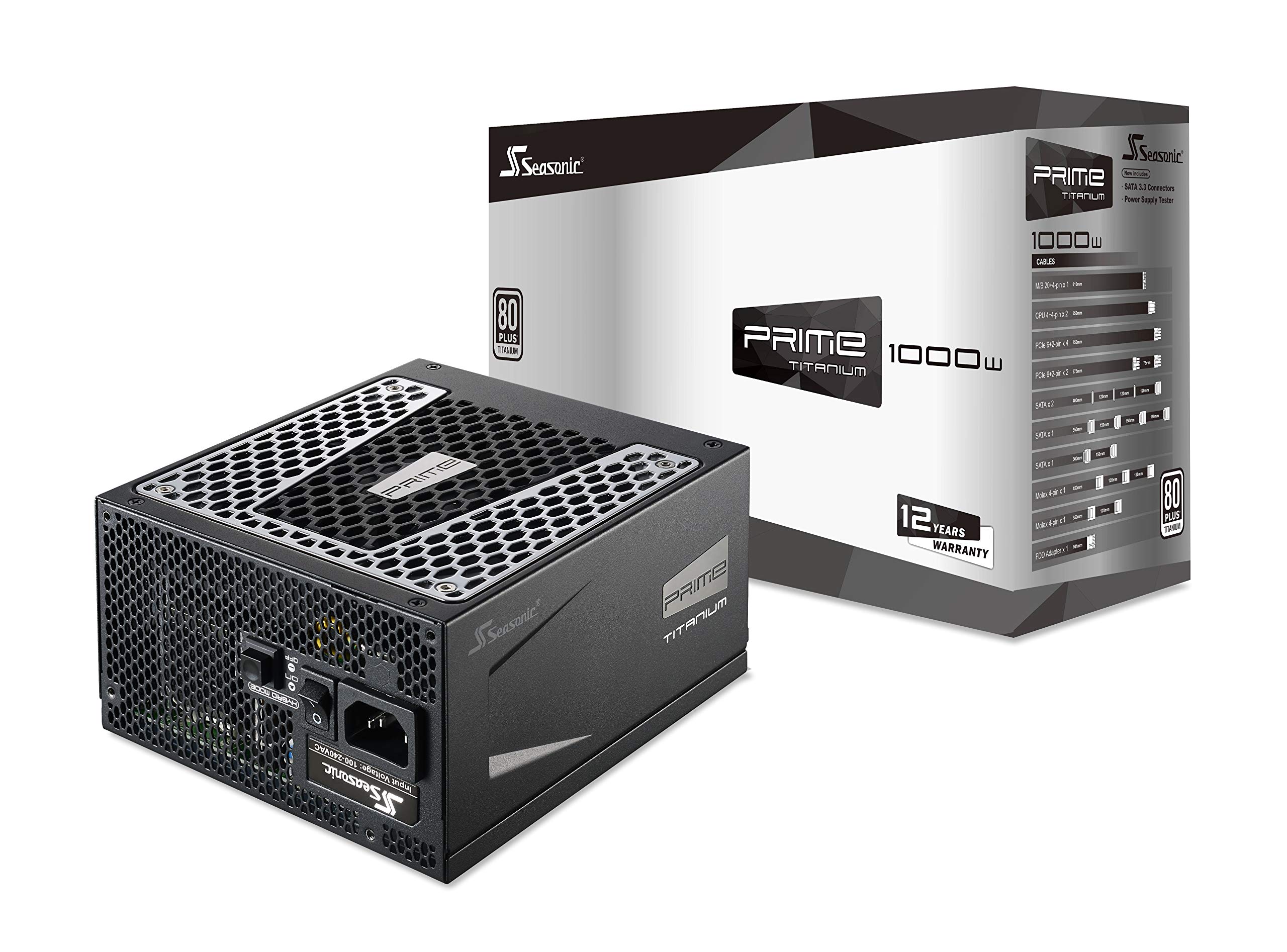 Seasonic PRIME 1000 Titanium SSR1000TR 1000W 80+ Titanium ATX12V