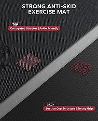 HAPBEAR Extra Large Exercise Mat-12'x6'x8mm
