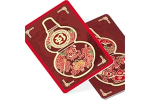 FUNGIFTCORNER Abundance Wu Lou Feng Shui Amulet Card, Feng Shui Symbol for Good Health and a Complete Life, Feng Shui Gift, Pocket-Sized Talisman Card, New Chinese Year Gifts, Made in USA (2 Pack)
