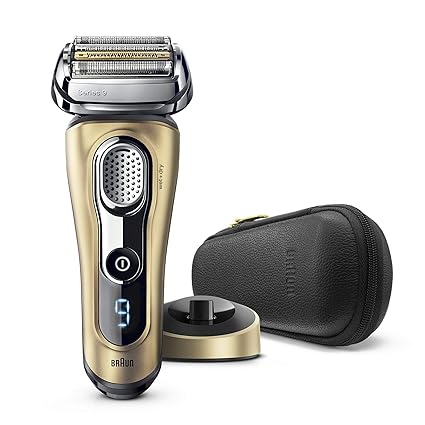 Braun Series 9 9299s Gold Edition Elektrorasierer mit Gitter für Herren, Wet and Dry