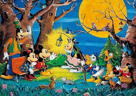 Amazon 108ピース ジグソーパズル ディズニー ミッキーのサタデーナイト 18 2x25 7cm ジグソーパズル おもちゃ