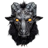 Ghoulish Productions Baphomet Mask - Latex Halloween Mask, One Size, Adult, Devil's Line