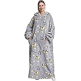 ZXIMU Blanket Hoodie Long,Extra Long Wearable Blanket Oversized Hoodie Blanket Hoodies for Women Snuggle Blankets for Women