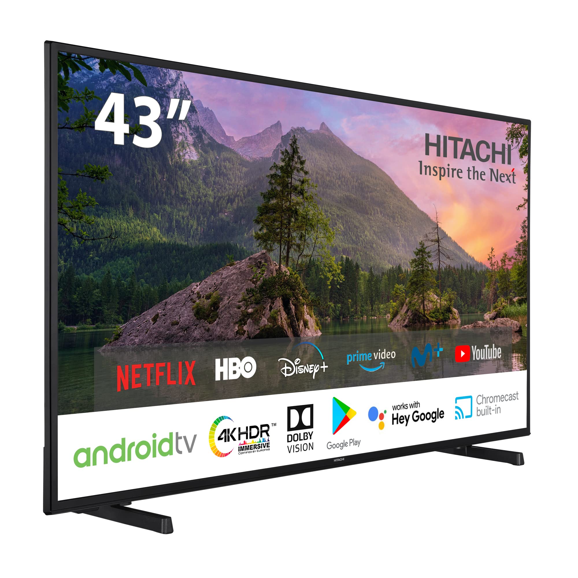 H-I-T-A-C-H-I-43HAK5350-Android-Smart-TV-43-pulgadas-Ultra-HD-HDR10-Dolby-Vision-Bluetooth-Google-Play-Chromecast
