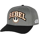 Star Wars Adult Embroidered Precurve Snapback Hat for Men and Women