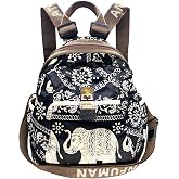 Nylon Backpack Purse Waterproof Shoulder Bag Casual Daypack for Women