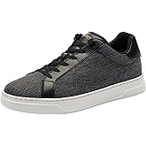 COACH Men's Denim High Line Sneaker, Charcoal/Black 8