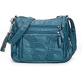 VOLGANIK ROCK Crossbody Bag for Women with Tassel Ladies Soft PU leather Purses and Handbag Pocketbooks