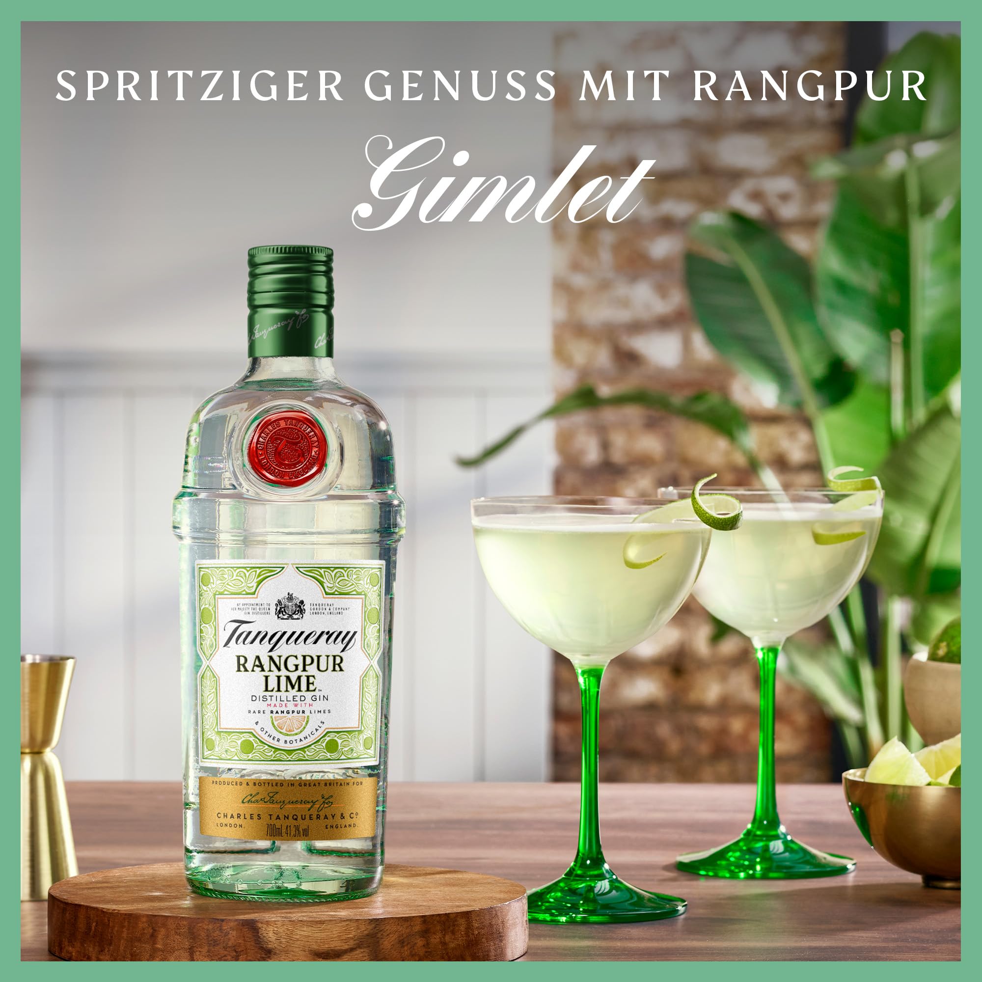 Tanqueray Rangpur Lime, Destillierter Gin, mit Zitrusfrische, aromatisiert, 5-fach destilliert auf englischem Boden, 41,3% Vol, 700ml Einzelflasche 4