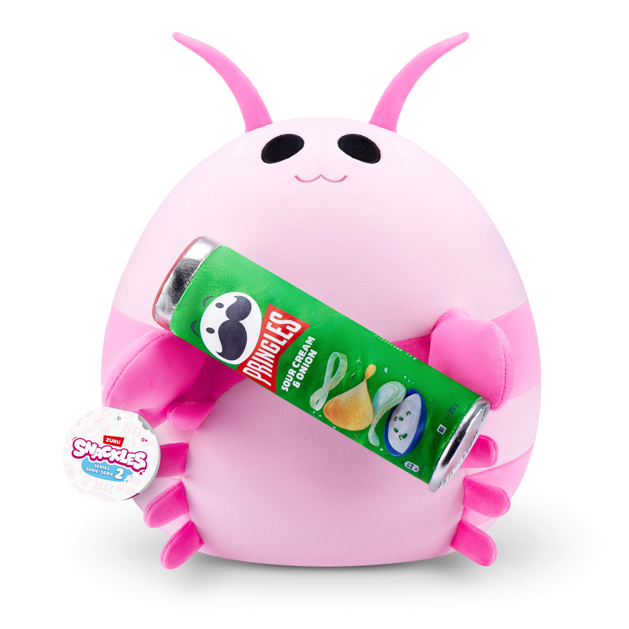 Photo 1 of Snackles Series 2 Shrimp & Pringles 16 Inch Plush by ZURU, Ultra Soft Plush, Collectible Plush with Real Licensed Brands, Stuffed Animal, Giftable