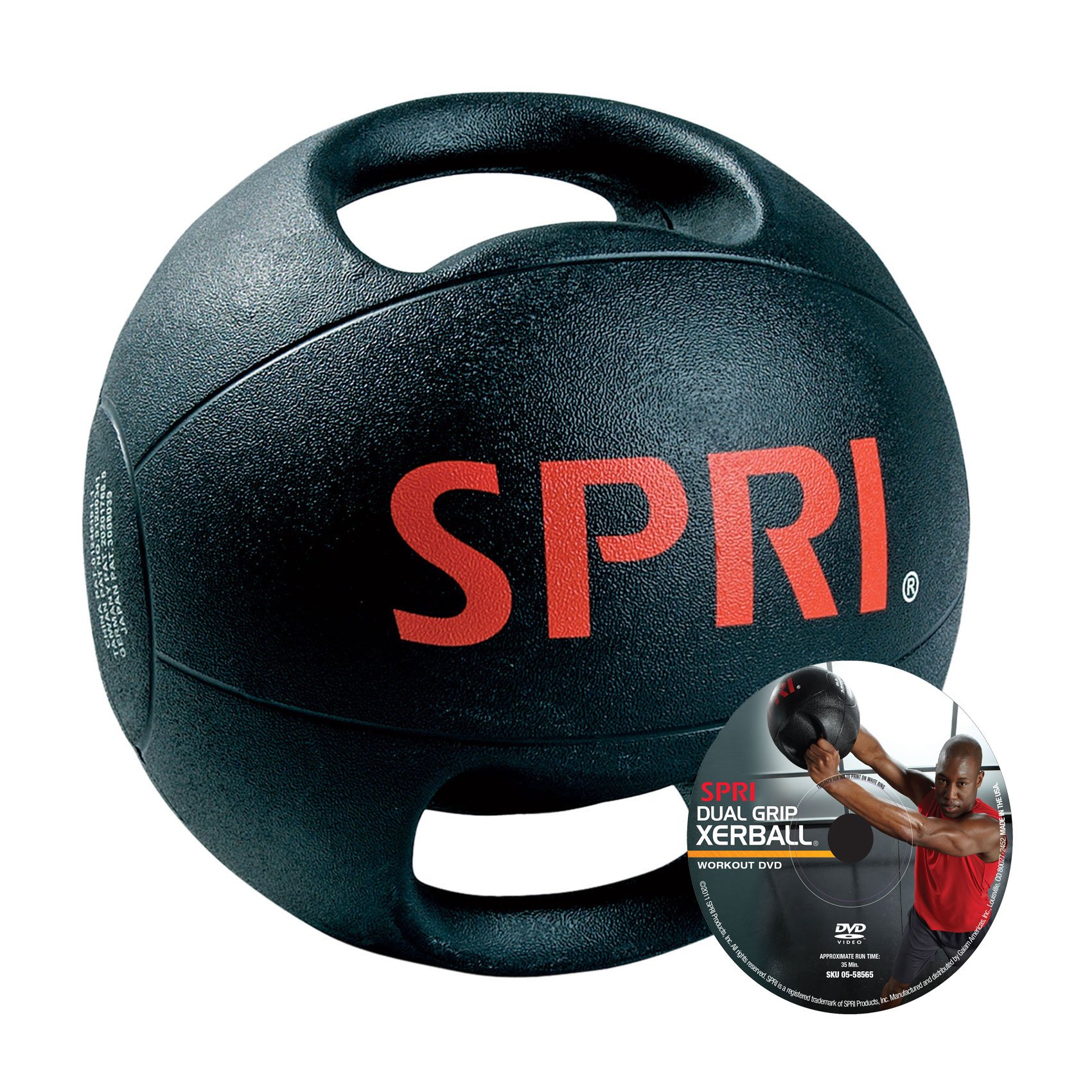 Spri Dual Grip Xerball / Medicine Balls 16Lb Fox and Grapes