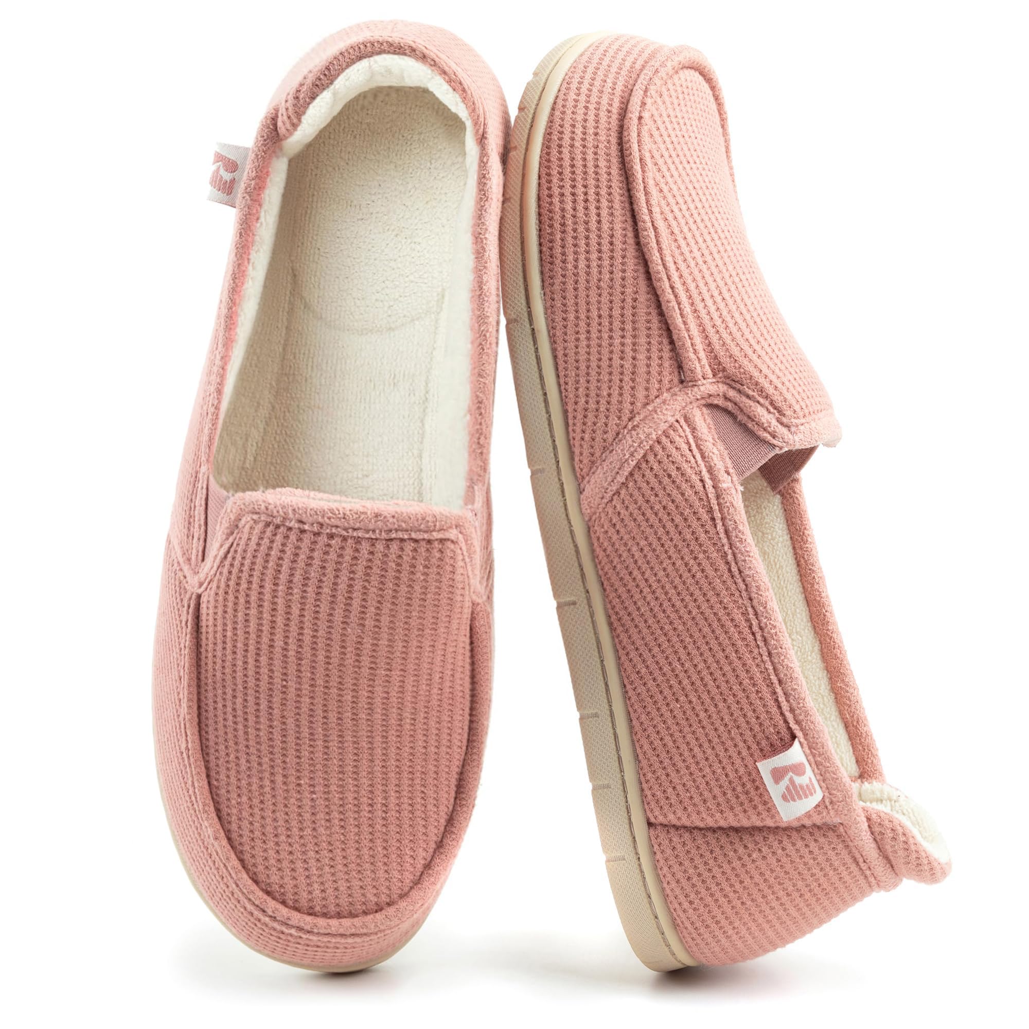 Photo 1 of RockDove Women's Two-Tone Hoodback Slipper with Removable Insole, Size 8 US Women, Salmon