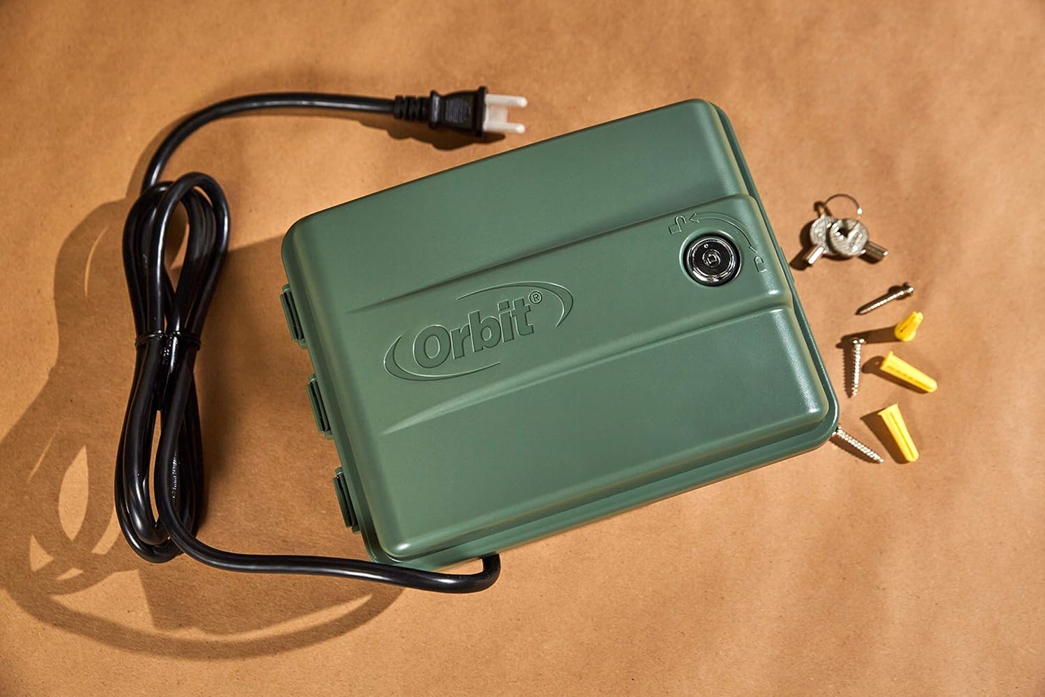 Orbit 57894 4-Station Outdoor Swing Panel Sprinkler System Timer : Watering Timers : Garden & Outdoor