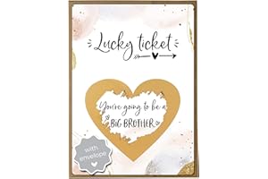 Joli Coon You're going to be a big brother - Scratch card with envelope - Big Brother announcement
